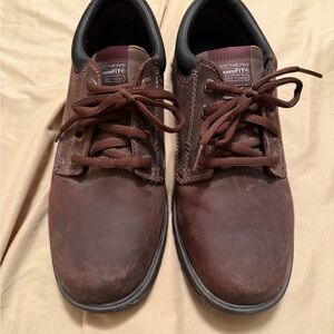 Skechers Men's Dark Brown Oxfords